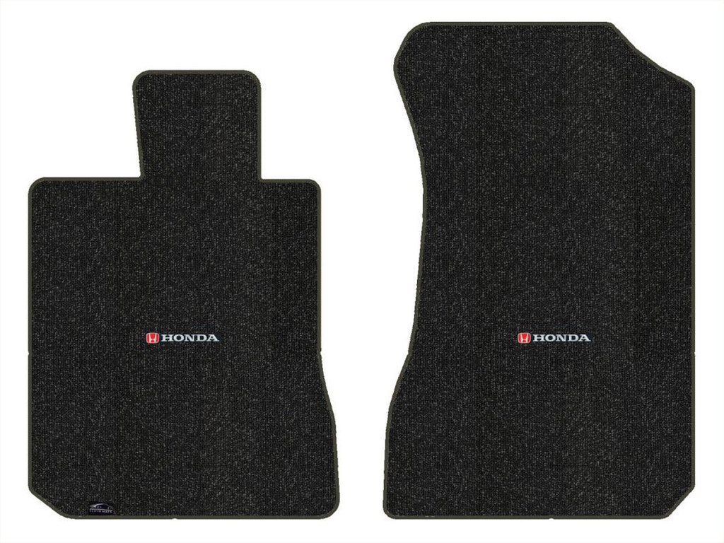 Lloyd Berber Front Mats for '82-83 Accord W/Red & Black Honda H & Word Combo