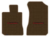 Lloyd Luxe Front Carpet Mats for '72-76 Chevy Bel Air W/Red on Black Chevy Logo