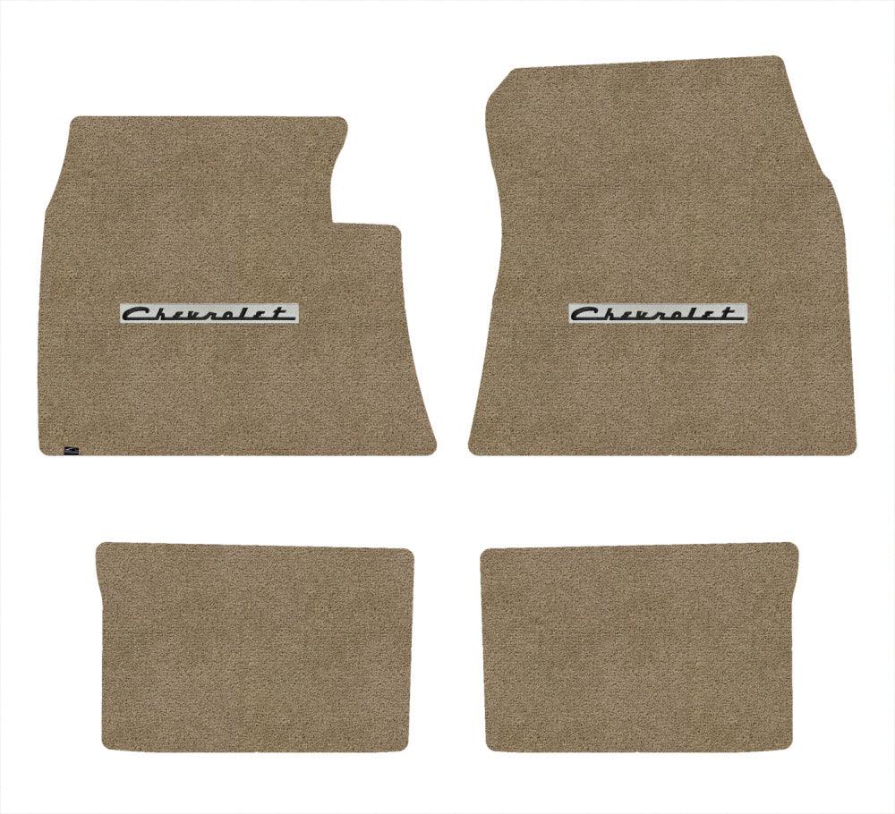 Lloyd Ultimat Front & Rear Mats for '59-60 Chevy Bel Air W/Black on Silver Chevy