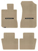 Lloyd Velourtex Front & Rear Mats for '72-76 Impala W/Impala Script Silver on Bl