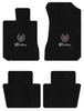 Lloyd Ultimat Front & Rear Mats for '74-76 Calais W/Cadillac Crest 2 Silver/Blac