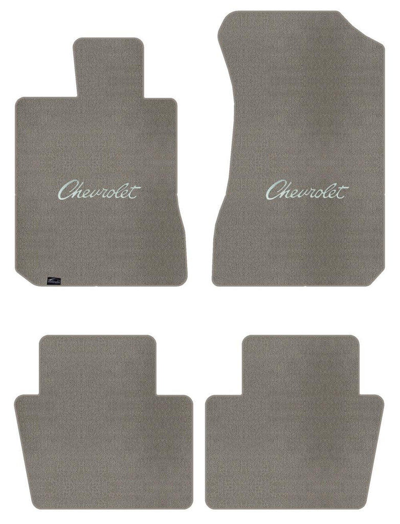 Lloyd Velourtex Front & Rear Mats for '72-76 Chevy Caprice W/Red Chevy Letters