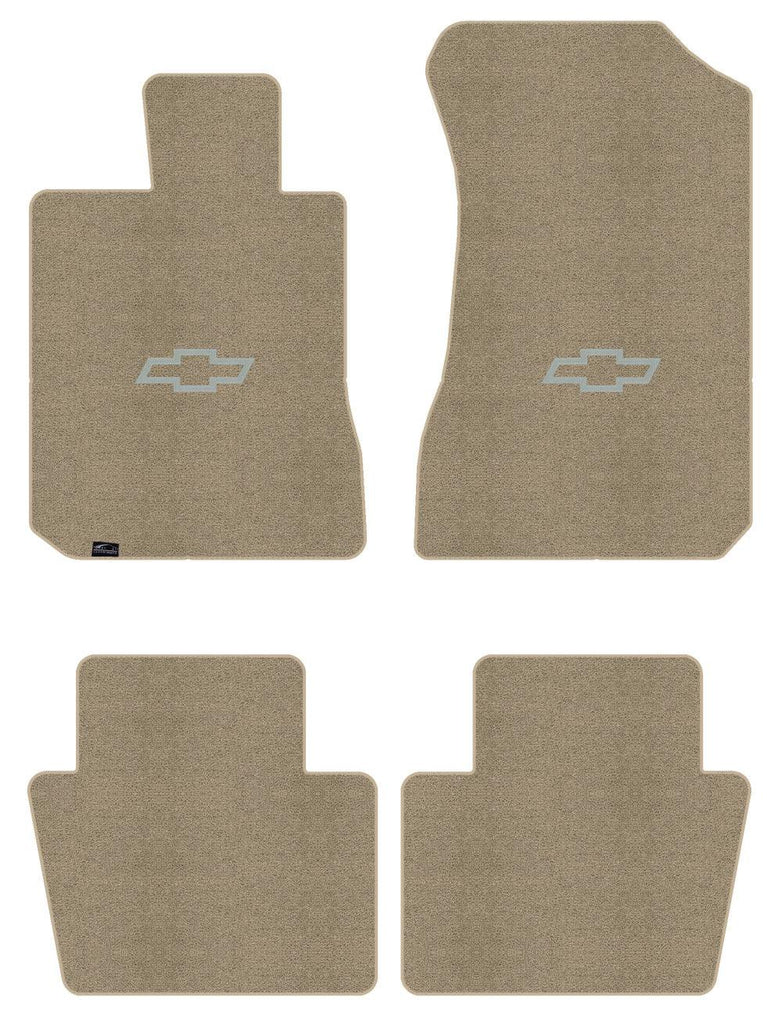 Lloyd Loop Front & Rear Mats for '72-76 Caprice W/Silver Outline Chevy Bowtie