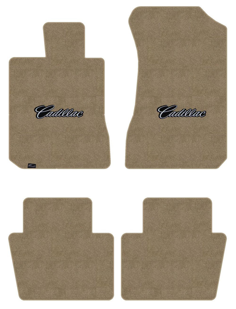 Lloyd Ultimat Front & Rear Mats for '74-76 Calais W/Silver on Black Cadillac