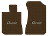 Lloyd Luxe Front Carpet Mats for '69-71 Chevy Caprice W/Black Chevy Letters Logo