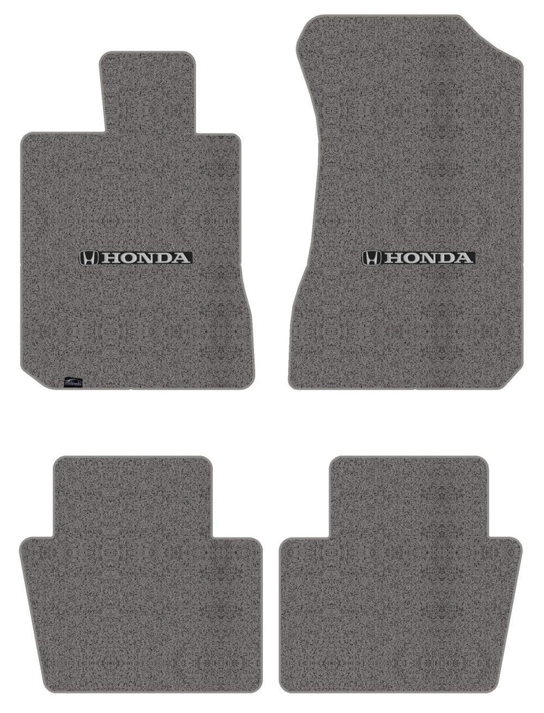 Lloyd Berber Front & Rear Mats for '88-89 Accord W/Silver & Black Honda H & Word