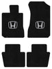 Lloyd Ultimat Front & Rear Mats for '00-02 Accord W/Silver on Black Honda H
