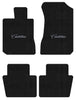 Lloyd Velourtex Front & Rear Mats for '71-73 Calais W/Silver on Black Cadillac