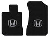 Lloyd Luxe Front Carpet Mats for '14-15 Honda Civic W/Silver on Black Honda H