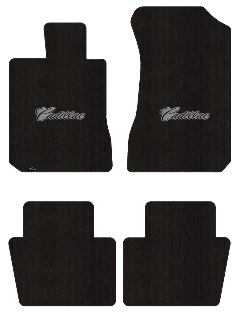 Lloyd Berber Front & Rear Mats for '71-73 Calais W/Black on Gray Cadillac