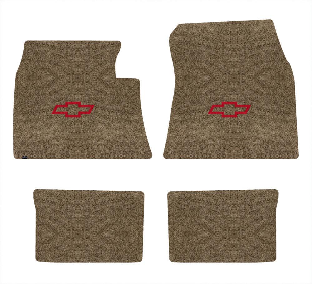Lloyd Ultimat Front & Rear Mats for '59-60 Bel Air W/Red Chevy Outline Bowtie