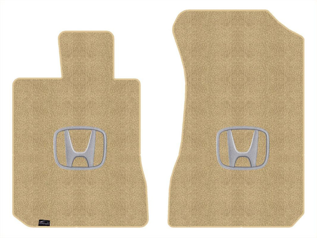 Lloyd Luxe Front Carpet Mats for '14-15 Honda Civic W/Silver on Black Honda H