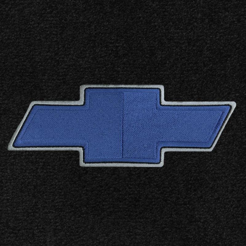 Lloyd Luxe Front & Rear Carpet Mats for '06-07 Chevy Malibu W/Blue Chevy Bowtie
