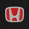 Lloyd Luxe Front & Rear Mats for '16-20 Honda Civic W/Red on Black Honda H