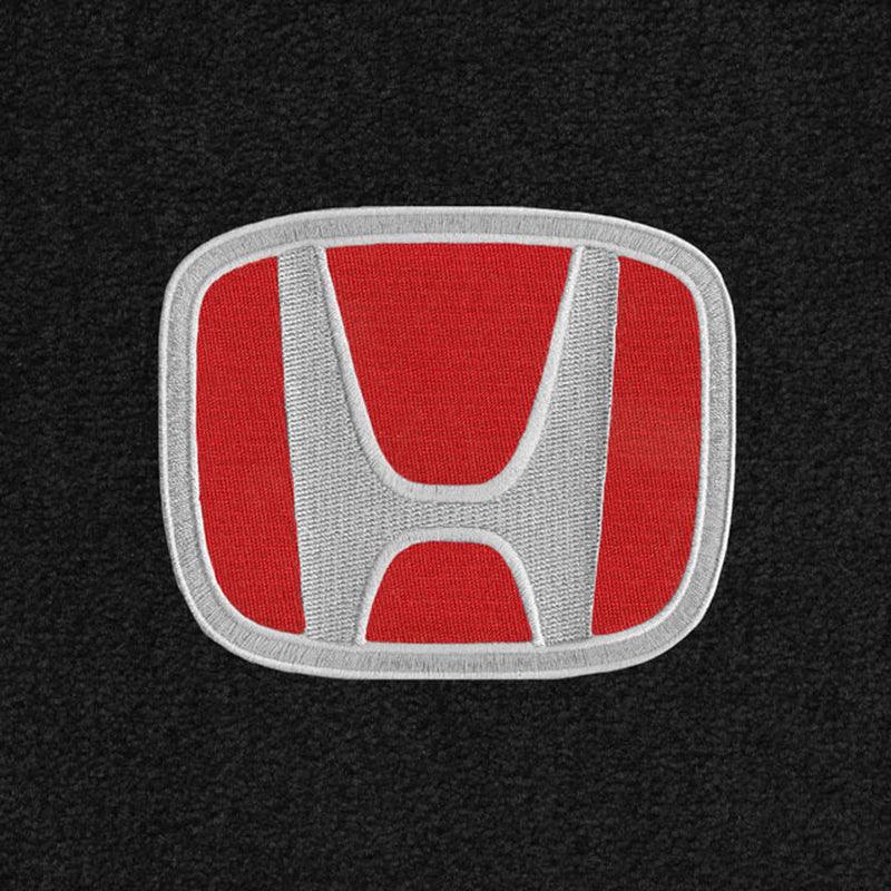 Lloyd Berber Front & Rear Mats for '86-87 Honda Accord W/Red on Black Honda H