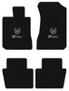 Lloyd Luxe Front & Rear Mats for '71-73 Calais W/Cadillac Crest 2 Silver/Black O