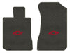 Lloyd Velourtex Front Mats for '72-76 Chevy Bel Air W/Red Chevy Outline Bowtie