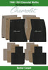 Lloyd Berber Front & Rear Mats for '68-69 Chevy Malibu W/Silver Chevy Letters