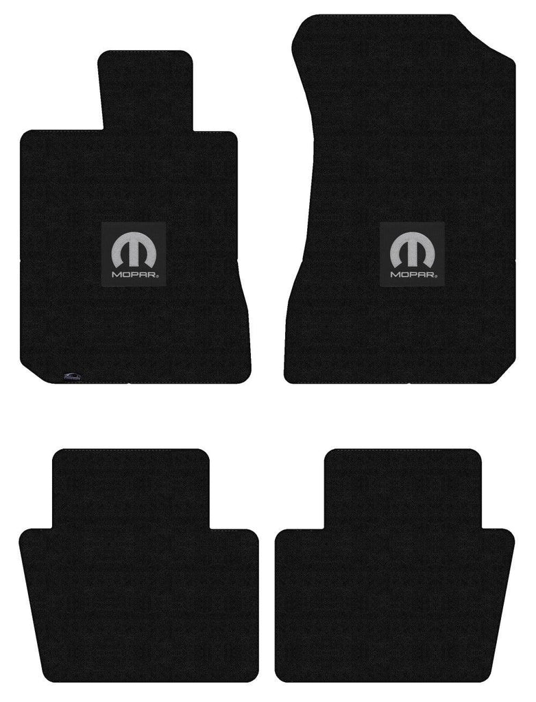 Lloyd Luxe Front & Rear Carpet Mats for '69-73 Chrysler Newport W/Black M-Mopar