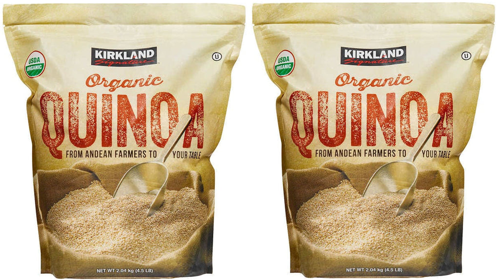 2 Packs Kirkland Signature Organic Quinoa 4.5 LB Each Pack