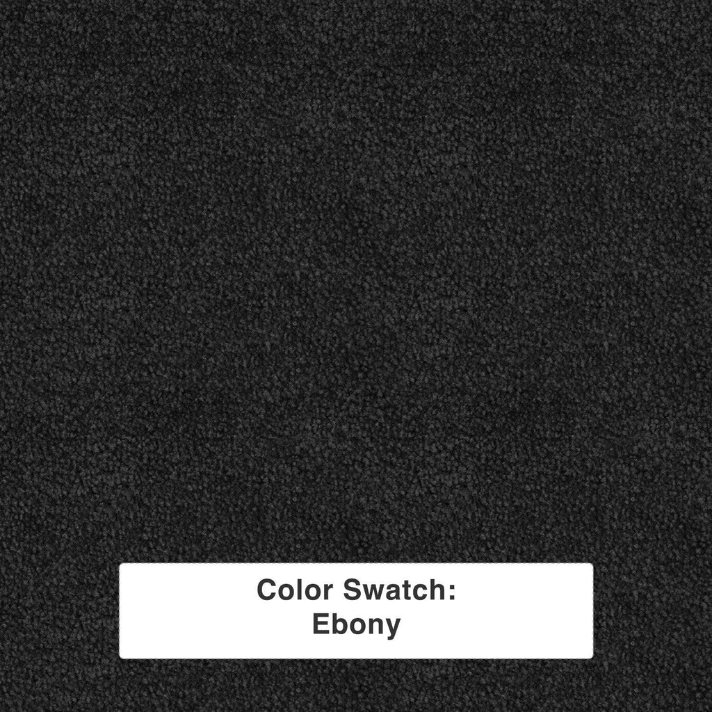 Lloyd Luxe Front Mats for '80-85 Fleetwood W/Cadillac Crest 2 Silver on Black