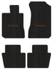 Lloyd Berber Front & Rear Mats for '80-85 Fleetwood W/Gold on Black Cadillac