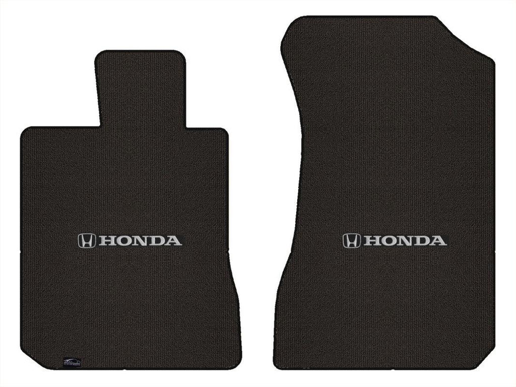 Lloyd Berber Front Mats for '86-87 Accord W/Silver & Black Honda H & Word Combo