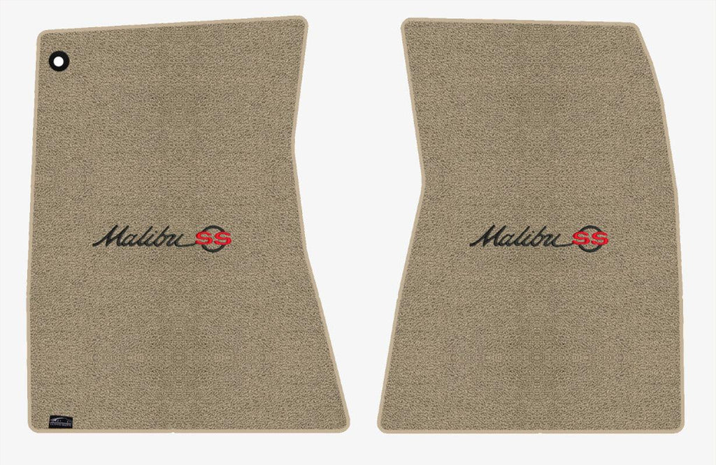 Lloyd Classic Loop Front Mats for '68-69 Chevy Malibu W/Black/Red Malibu SS