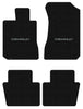 Tapetes Delanteros Y Traseros Lloyd Luxe Para Chevy Lumina 90-94 Con Chevy Plateado En Negro