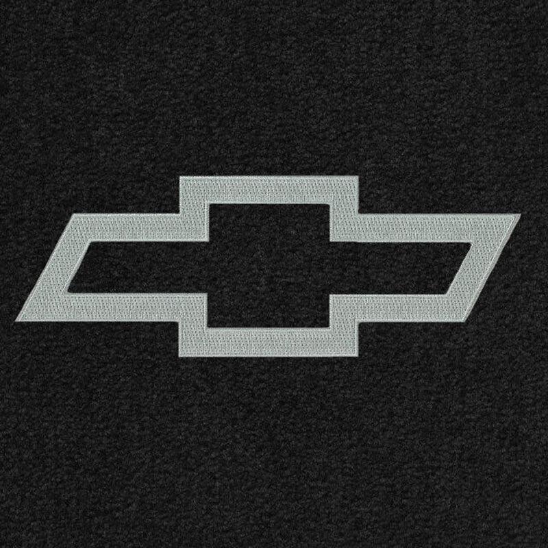 Lloyd Luxe Front & Rear Mats for '06-07 Malibu W/Silver Outline Chevy Bowtie