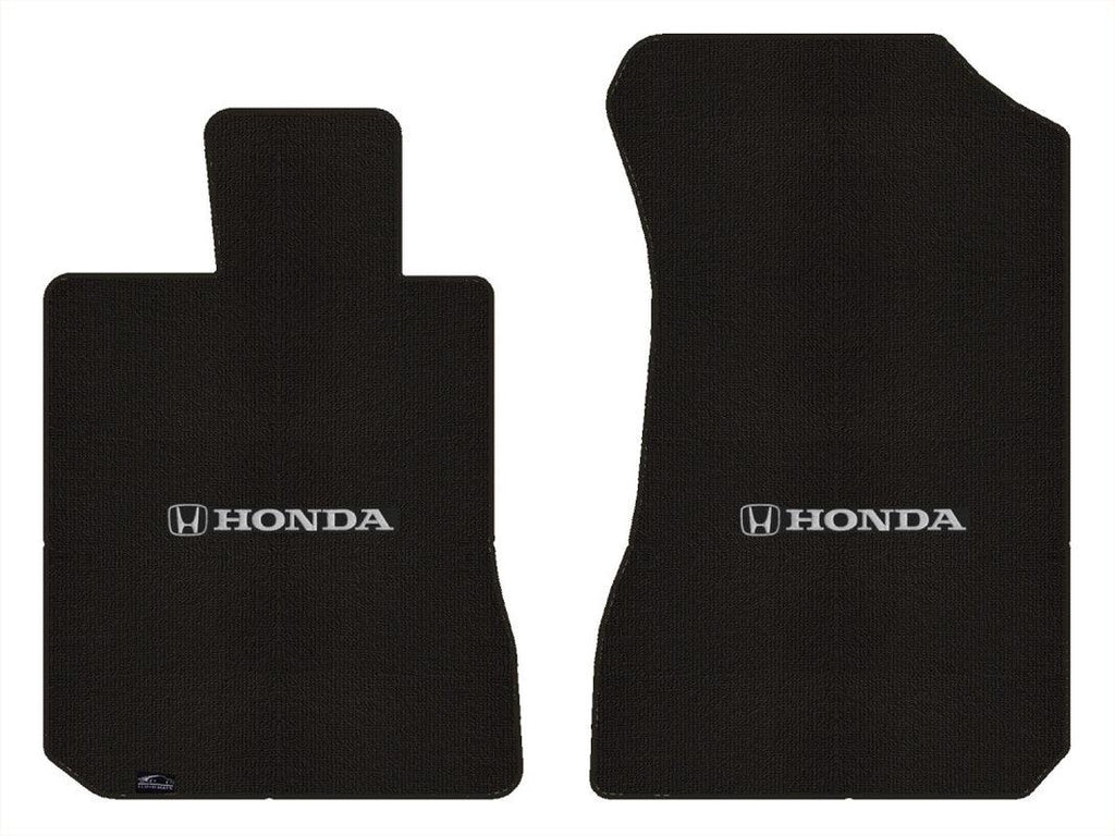 Lloyd Berber Front Mats for '82-83 Accord W/Silver & Black Honda H & Word Combo