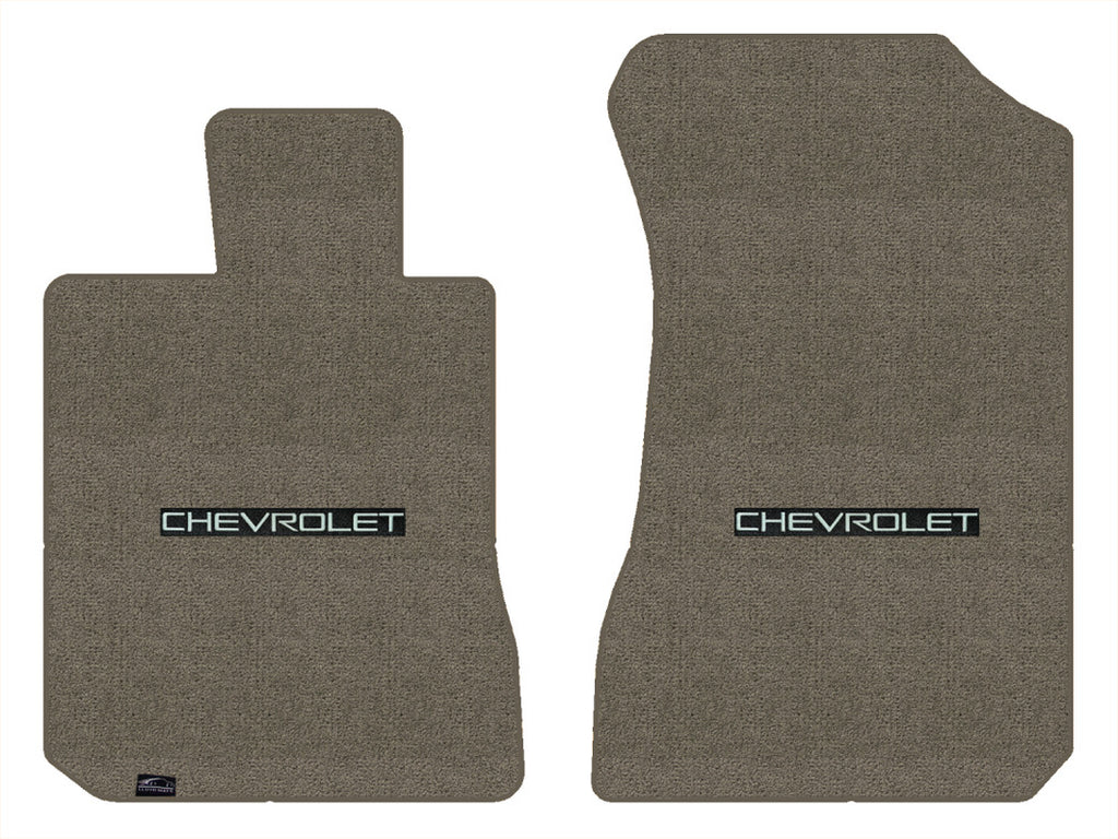 Lloyd Ultimat Front Carpet Mats for '99-04 Chevy Tracker W/Chevy Silver on Black