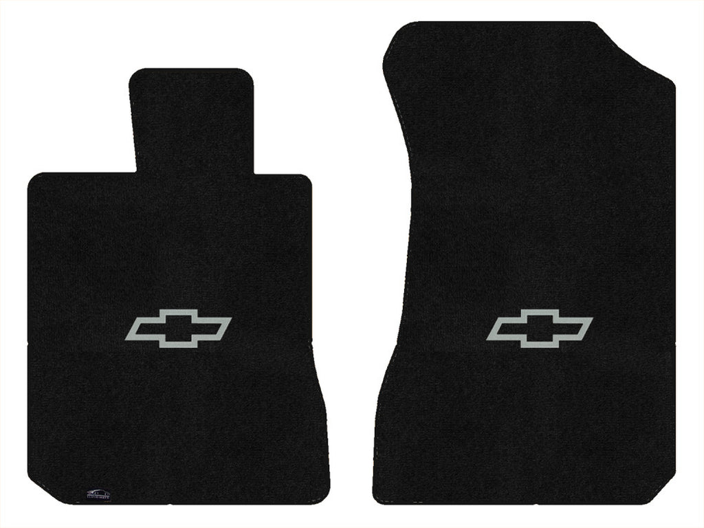 Lloyd Ultimat Front Mats for '96-98 Chevy Tracker W/Silver Outline Chevy Bowtie