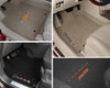 Lloyd Loop Front & Rear Mats for '84-85 Accord W/Silver on Black Honda H