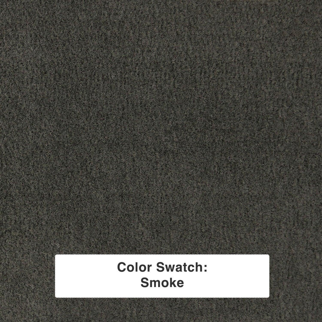 Lloyd Velourtex Front Carpet Mats for '58 Chevy Biscayne W/Black on Silver Chevy