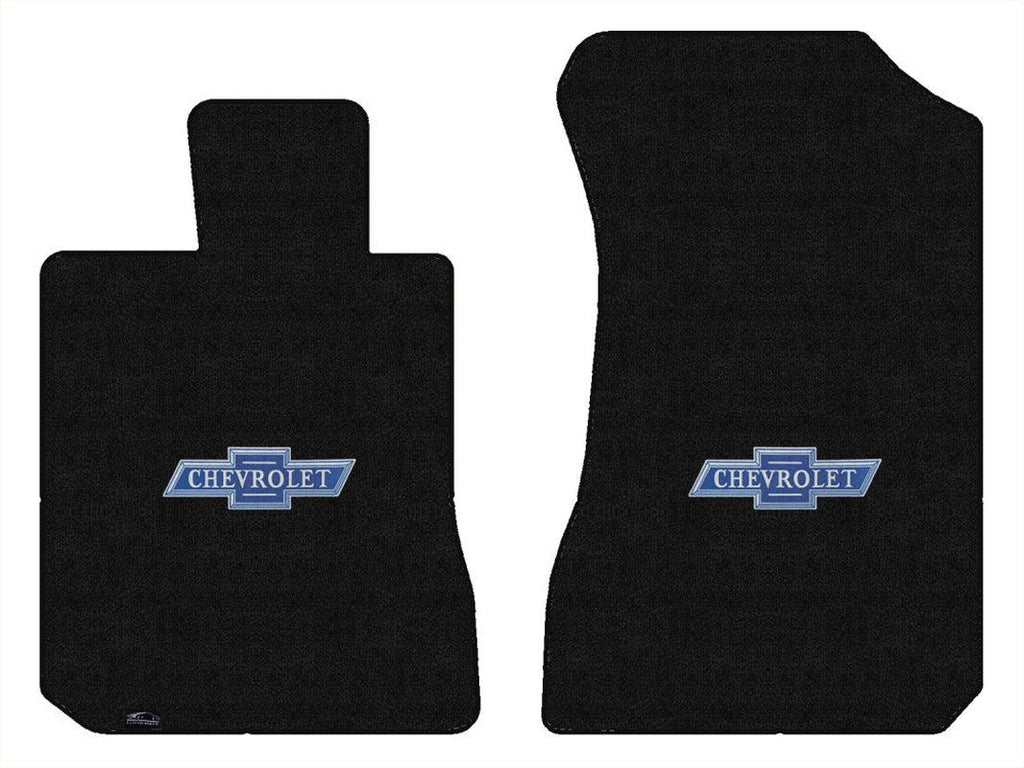Lloyd Luxe Front Carpet Mats for '72-76 Chevy Caprice W/Chevy Vintage Bowtie