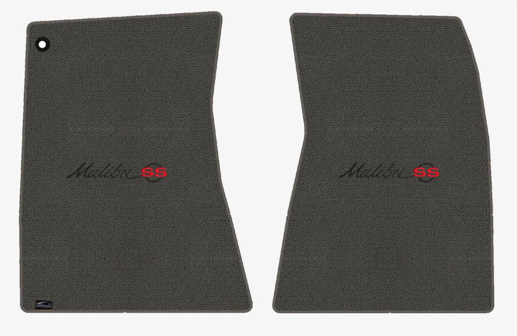 Lloyd Classic Loop Front Mats for '68-69 Chevy Malibu W/Black/Red Malibu SS