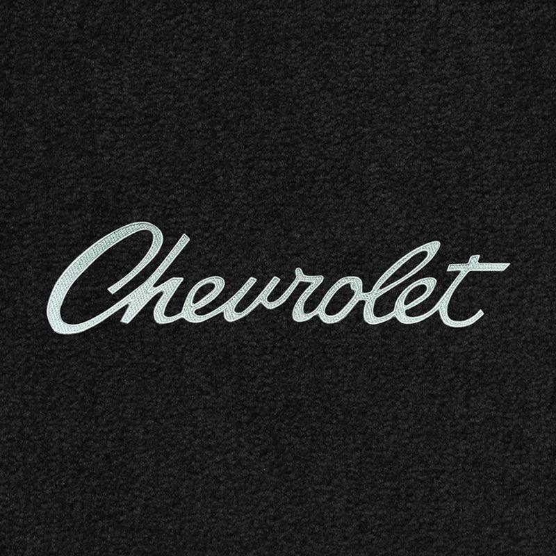 Lloyd Velourtex Front & Rear Mats for '72-76 Chevy Caprice W/Red Chevy Letters