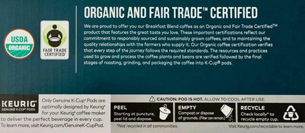 Breakfast Blend Single-Cup Coffee for Keurig K-Cup Brewers, 50 Count