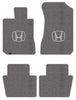 Lloyd Berber Front & Rear Mats for '82-83 Honda Accord W/Silver on Black Honda H