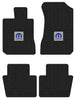 Lloyd Luxe Front & Rear Carpet Mats for '93-94 Dodge Colt W/Blue M-Mopar Logo