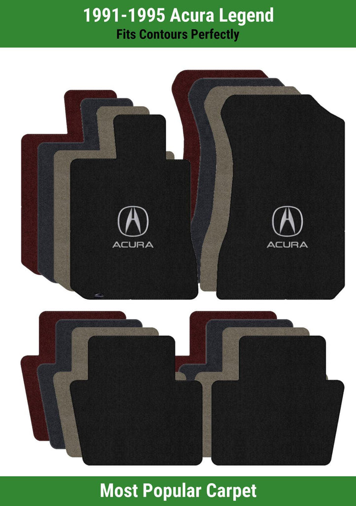 Lloyd Ultimat Front & Rear Mats for '91-95 Acura Legend W/Acura a with Acura