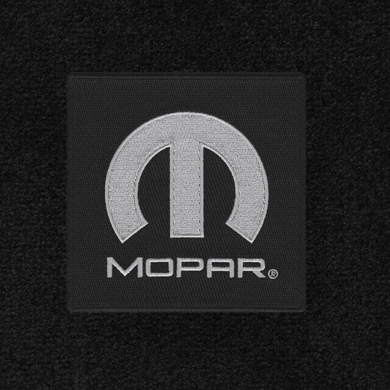 Lloyd Luxe Front & Rear Carpet Mats for '93-94 Dodge Colt W/Black M-Mopar Logo