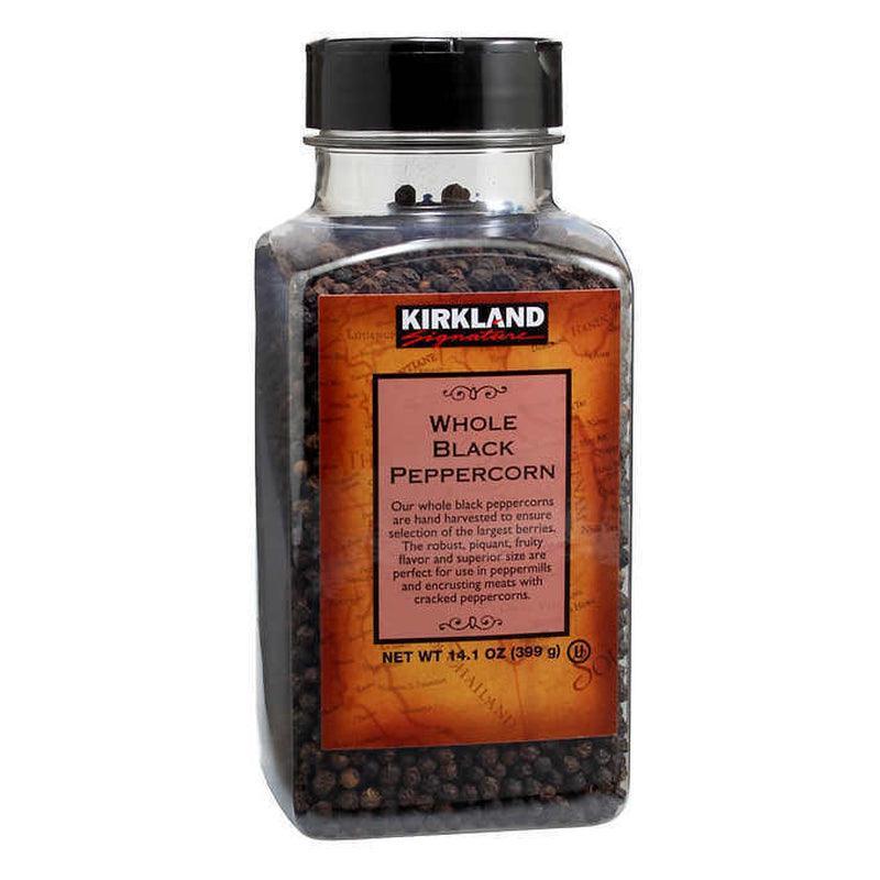 Kirkland Signature Whole Black Pepper Peppercorn 14.1 Oz