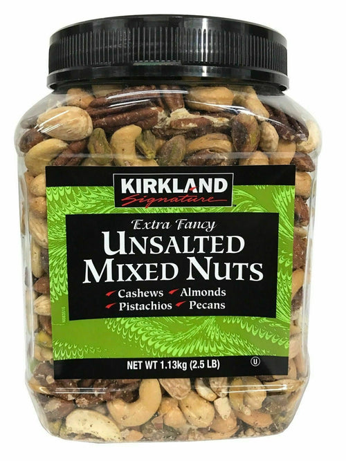 Kirkland Extra Fancy Unsalted Mixed Nuts Almonds,Cashew