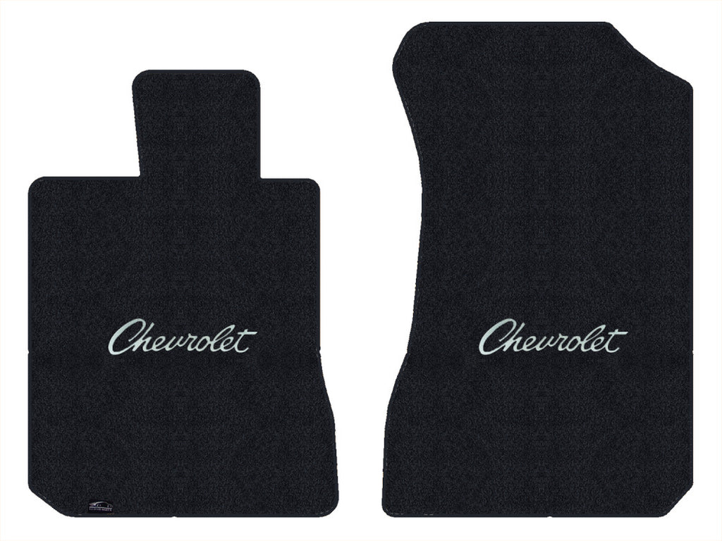 Lloyd Luxe Front Carpet Mats for '90-94 Chevy Lumina W/Black Chevy Letters Logo