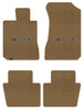 Lloyd Velourtex Front & Rear Mats for '80-81 Accord W/Silver & Black Honda H & W