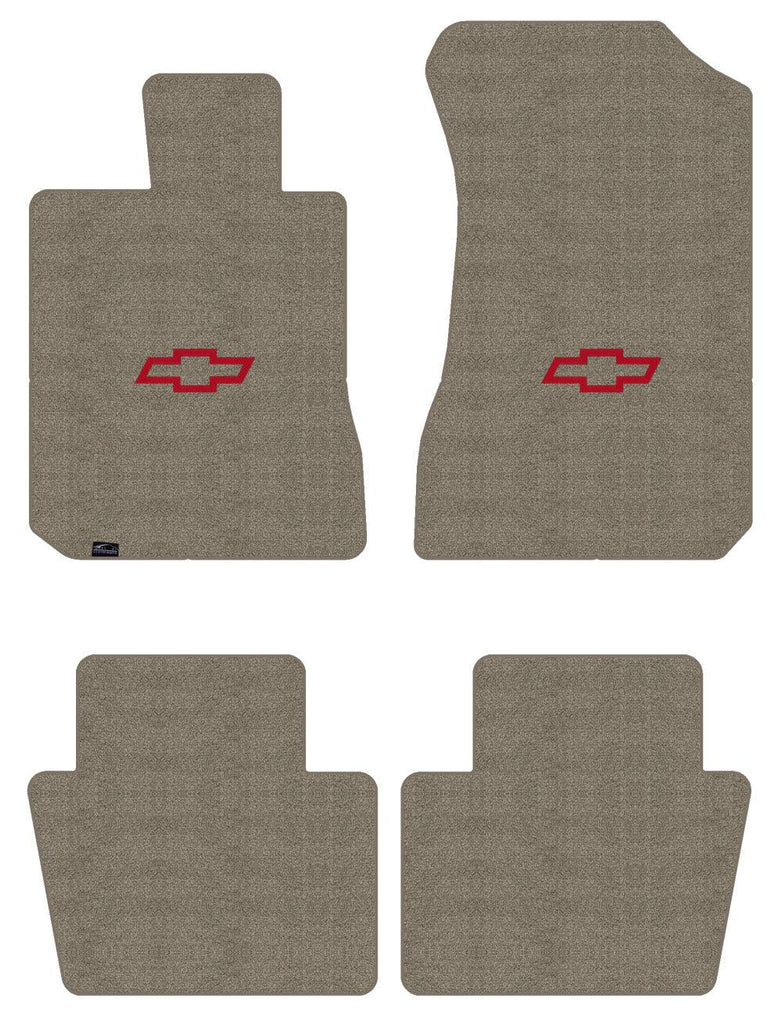 Lloyd Luxe Front & Rear Mats for '69-71 Chevy Bel Air W/Red Chevy Outline Bowtie
