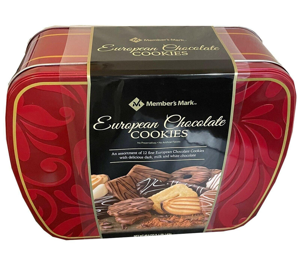 🎄 EUROPEAN CHOCOLATE COOKIES with Dark & White Chocolate 49.6 Oz Edition 2023