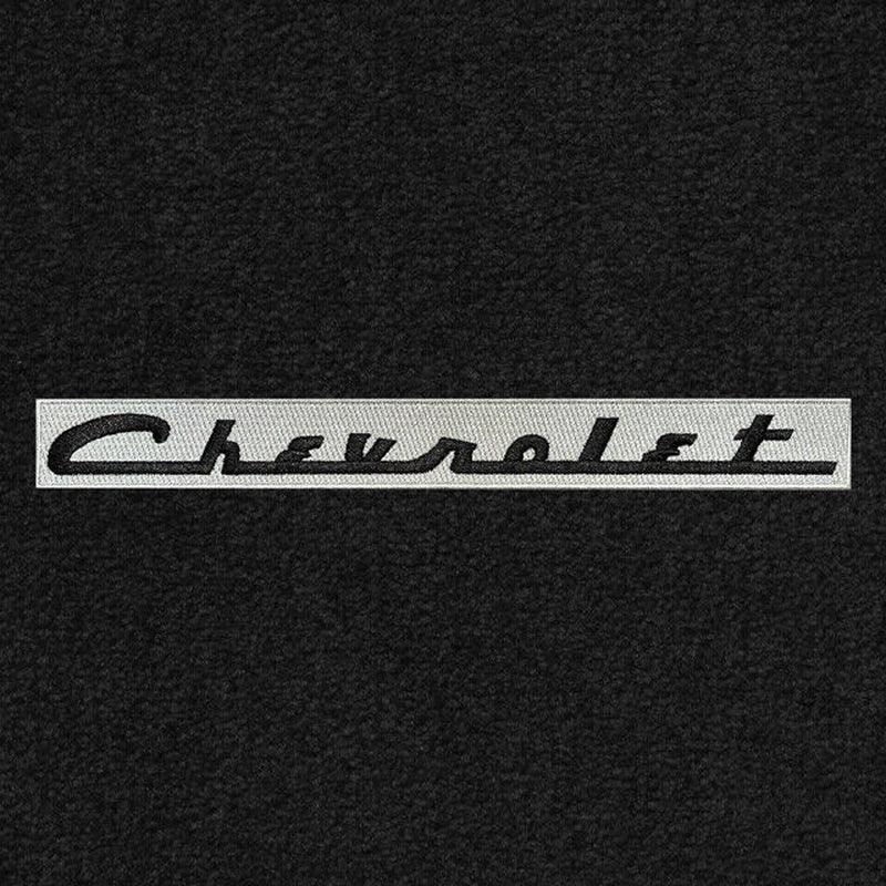 Lloyd Ultimat Front Carpet Mats for '69-71 Chevy Bel Air W/Black on Silver Chevy